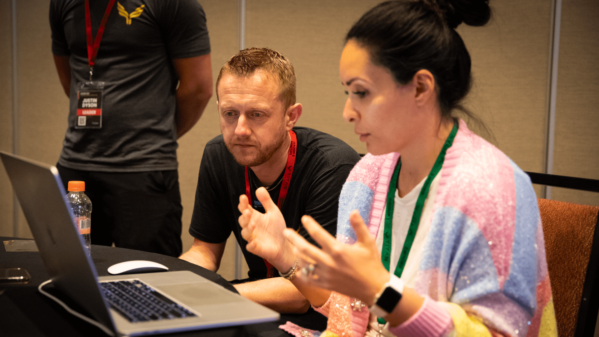 Mark conducting a one-on-one coaching session, providing personalized guidance and support for professional growth.