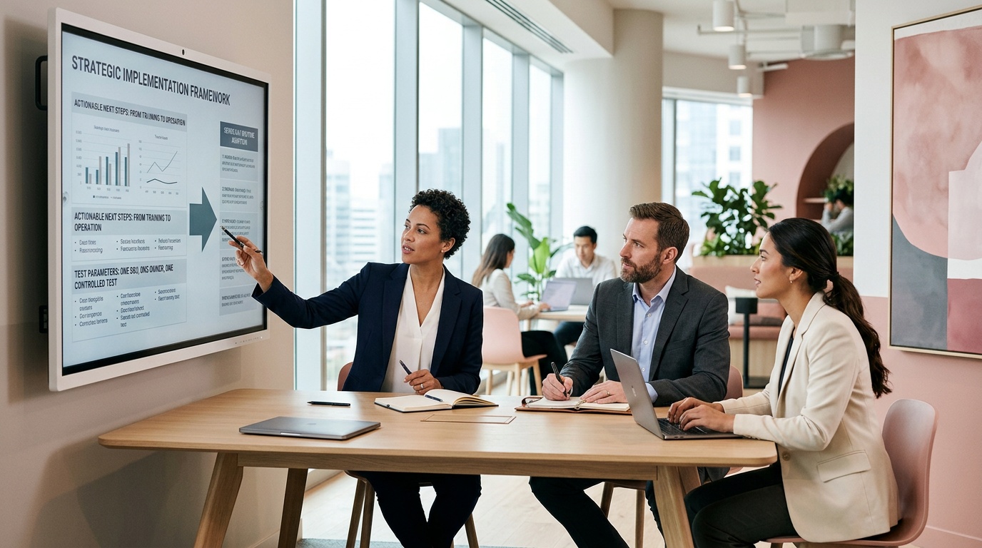 Actionable Next Steps: Implementing Your Training Insights